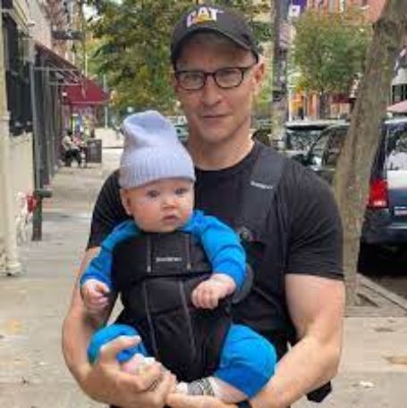 Anderson with his adorable baby